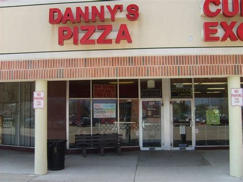 Dannys pizzeria - Hours. Monday 11:00am - 10:00pm. Tuesday 11:00am - 10:00pm. Wednesday 11:00am - 10:00pm. Thursday 11:00am - 10:00pm. Friday 11:00am - 11:00pm. Saturday 11:00am - 11:00pm. Sunday 11:00am - 10:00pm. Lunch Buffet M-F 11am - 2pm. Book a Birthday. Start Fundraising. Pizza + Wings. Large 1-topping pizza + regular boneless or traditional wings.